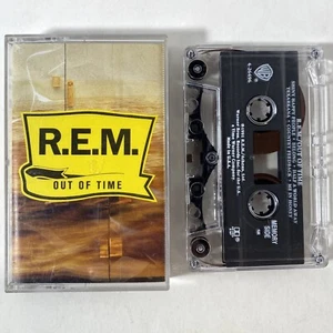 REM Out of Time R.E.M. Vintage Cassette Tape 1991 Warner Bros Original Tested - Picture 1 of 6