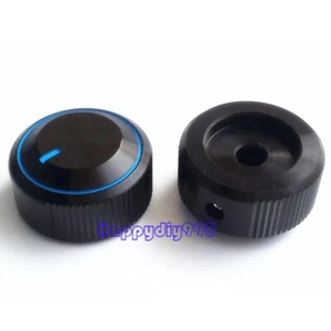 30X16mm Black Aluminum volume potentiometer Knob 6.0mm Hole for Guitar Amp - Picture 1 of 2