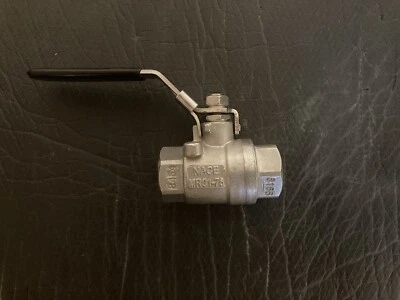 1/2 Inch Stainless Steel 2000 psi full port Ball Valve - Image 1 of 4