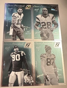Lote de 4 cartas de presidente de clase Mike Evans Jordy Nelson Julius Peppers Peterson - Imagen 1 de 2
