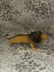 Vintage Plastic Lion TM 1998 Toy Major 4" Hard  Safari King Of The Jungle - Picture 1 of 6
