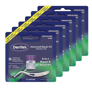 Dentek Temparin Max Repair Kit, 13+ Repairs, 2.64 Grams (Pack of 6) - Picture 1 of 7