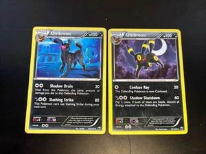 Umbreon 60/108 & 61/108 MP Lot Dark Explorers - Picture 1 of 7