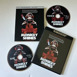 Scream Monkey Shines 4K UHD Blu-ray-slipcover-2 disc- Jason Beghe-John Pankow - Picture 1 of 7