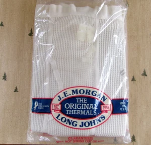 J.E. Morgan Long Johns Thermal Bottoms Men Size Large (38-40) Vintage NOS - Picture 1 of 7