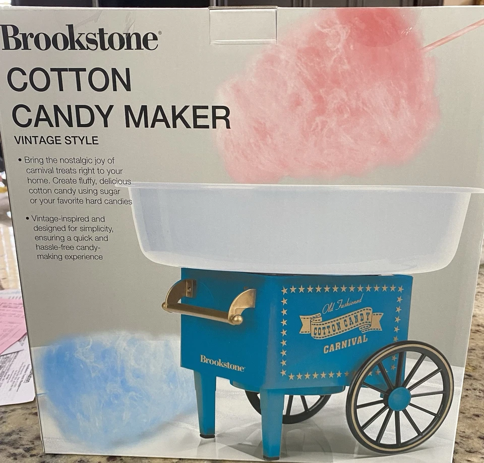 Brookstone 棉糖果机复古风格 — 第 1/1 张图片