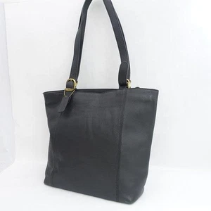Borsa a tracolla Coach vecchia pelle nera marca 101-38 donna business - Foto 1 di 10