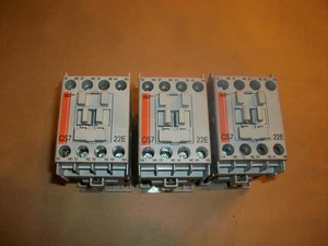 3pc Sprecher Schuh Contactor CS7E-22E 24vdc Coil USED - Picture 1 of 3