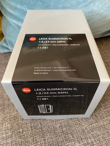 Leica Summicron-T 23mm f/2 ASPH lens; brand new never used. Complete with boxes - Picture 1 of 11