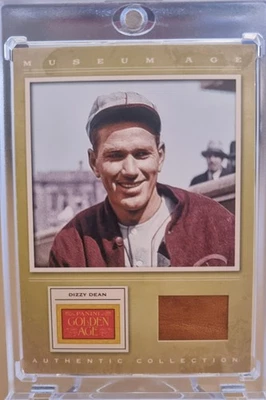 2012 Panini Golden Age Museum Authentic Collection Material Dizzy Dean #3 HOF - Image 1 of 2