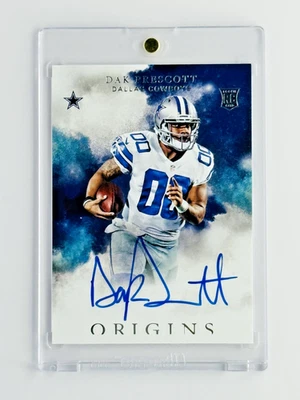 2016 Panini Origins Dak Prescott Rookie On-Card Auto RC | Cowboys QB - Image 1 of 3