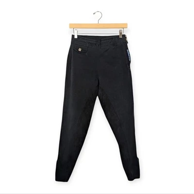 Pantalones para mujer ROMFH negros asiento completo calzoncillos ecuestres talla 28 Foto 1 de 4