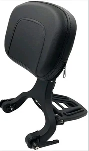 Multi-Purpose Sissy Bar Backrest For BMW R18 Harley Honda - Black NEW Open Box - Bild 1 von 8