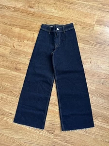 NWT Zara Girl’s High Rise Wide Leg Jeans Size 9Y - Picture 1 of 10