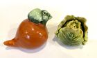 Cosmos Gifts Ceramic Vegetable Salt And Pepper Shakers Carrot And Cabbage