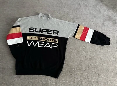 Moletom Superdry tamanho adulto 4 pequeno juvenil XXL preto cinza logotipo unissex novo sem etiquetas - Imagem 1 de 4