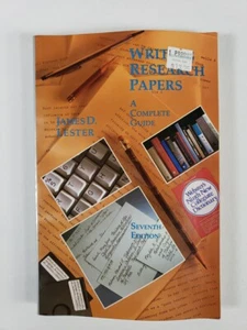 Writing Research Papers - a complete guide - James D. Lester 1993 Seventh ed - Bild 1 von 20