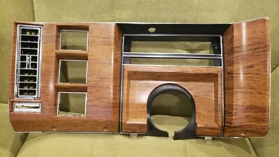 1980-1989 CADILLAC DEVILLE FLEETWOOD BROUGHAM DASH SPEEDO CLUSTER BEZEL TRIM OEM - Image 1 of 4