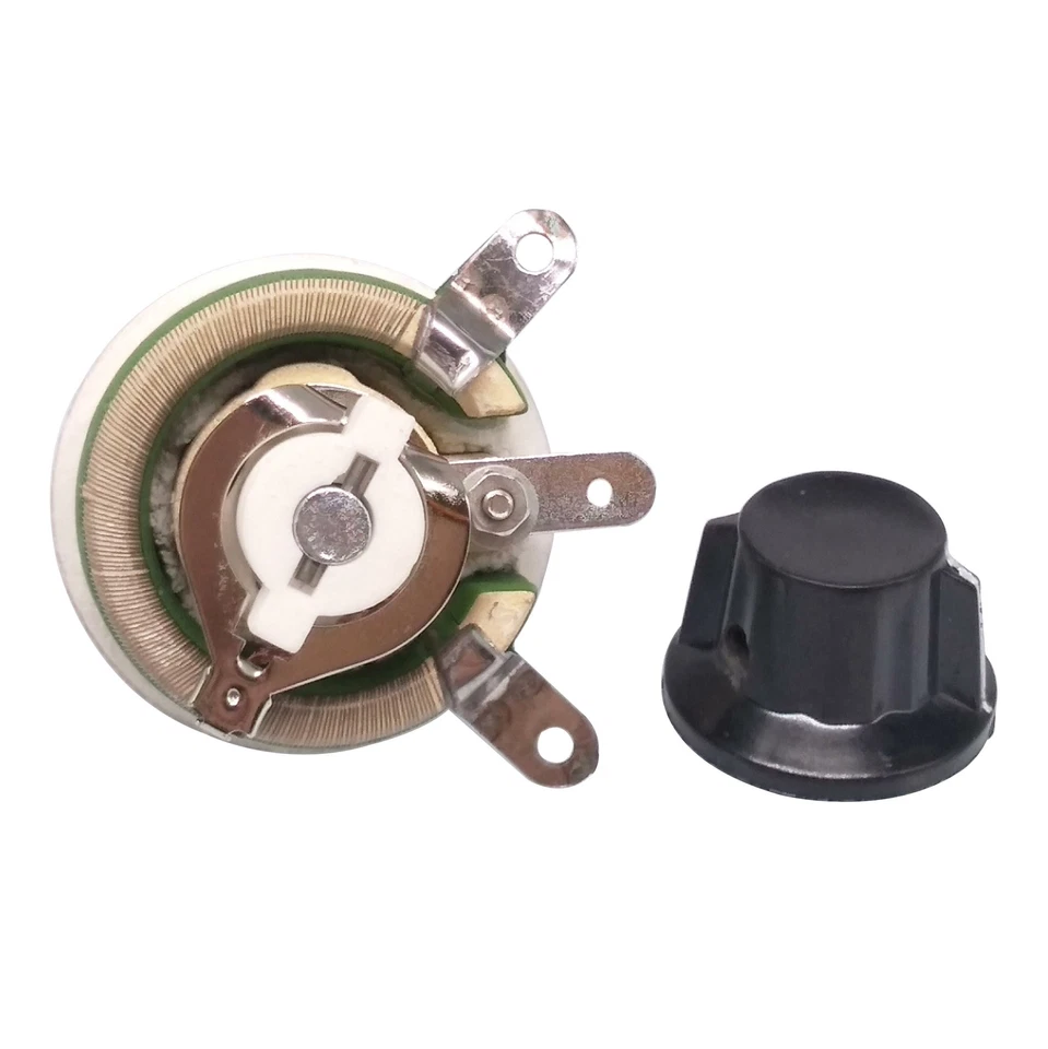 25 W 500 Ohm Hochleistungs-Drahtpotentiometer, Rheostat, variabler Widerstand - Bild 1 von 4