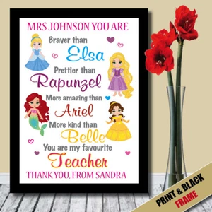 Regalo PERSONALIZADO para maestro regalo de gracias guardería preescolar cuidador 30 - Imagen 1 de 5