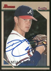 1996 Bowman DAMIAN MOSS Signed Card autograph auto BRAVES GIANTS AUSTRALIA - Picture 1 of 1
