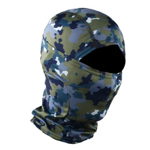 Tactical Camouflage Hunting Balaclava Full Face Mask Scarf Hood Headwear Hats - Picture 1 of 34