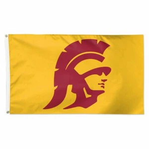 USC TROJANS SECONDARY LOGO 3'X5' DELUXE FLAG NEW WINCRAFT 👀 - Picture 1 of 1