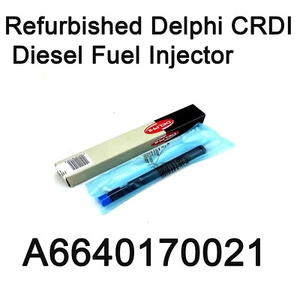 A6640170021 Delphi CRDI Fuel Diesel Injector for Ssangyong Actyon Kyron EURO 3 - Picture 1 of 2