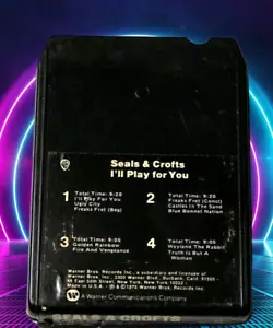 Seals & Crofts/ I’ll Play For You - 8 Track Tape- New pads & New splice -tested - Picture 1 of 5
