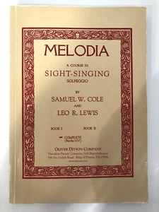Melodia - Ein umfassender Kurs im Sehen - Singen (Solfeggio) MUSIKBUCH - GESANG - Bild 1 von 8
