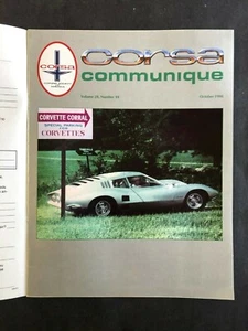 Corsa Communique Magazine October 1998 Vol 20 No 10 - Imagen 1 de 2