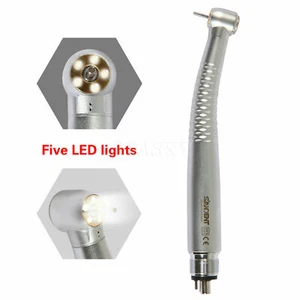 Turbina Dental Autogenerador 5 Luz LED Light 4 Hole High Speed Handpiece - Imagen 1 de 9