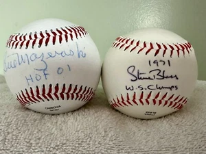 autographed baseballs hof - Picture 1 of 4
