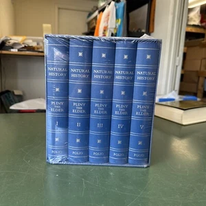 Natural History Pliny The Elder Volumes 1-5 Folio Society Sealed Set - Picture 1 of 11