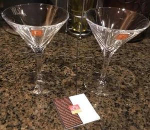 2- Italy RCR Home And Table Fusion Calice Martini 8oz Coupe 23cl Glasses - Picture 1 of 5