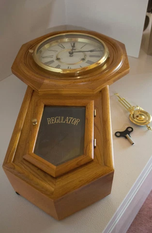 Regulator Wind Up Pendulum Wall Clock Cover