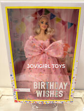BARBIE SIGNATURE BIRTHDAY WISHES PINK GOWN BRAND NEW IN BOX