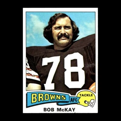 Bob McKay 1975 Topps Cleveland Browns #314 R311G - Image 1 of 2