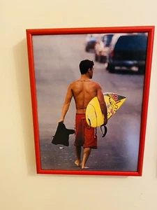 Surfing Vintage Print Ad Custom Framed - Picture 1 of 1