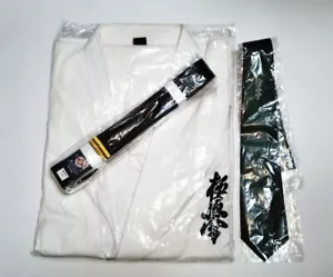 Kyokushin Karate No. 8 Gi 2nd Dan Black Belt Tie sport Karate Obi leisure