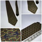 Brooks Brothers Makers Neck Tie Green Horse Bit Silk 3 5/8” Wide USA YGI F2-58