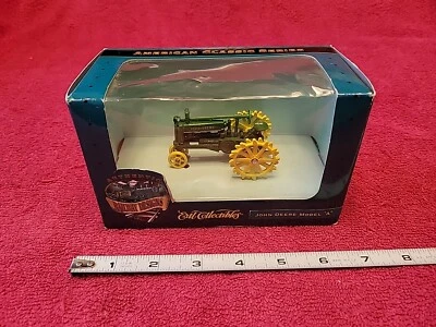 Ertl John Deere 1934 Model A Tractors of the Past Set 1/43 Diecast Stock # 33532 - Image 1 of 4