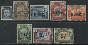 Aden Qu'aiti State 1951 overprinted complete set used (JD) - Picture 1 of 1