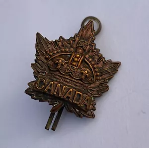 Canadian Army Division - Canada Corps CEF Cap Badge - Picture 1 of 2