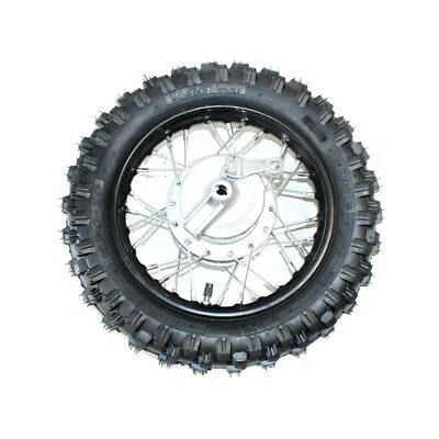 2.50 - 10 10" Inch Rear Back Drum Brake Wheel Rim + Tyre Tire PIT PRO Dirt Bike - Image 1 of 4