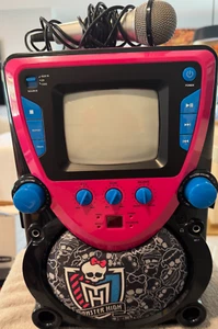 Monster High CD+G Player Karaoke Machine Screen Teleprompter 2013 Mattel - Picture 1 of 2