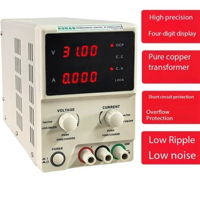 KD3003D KD3005D  Adjustable High-precision Linear DC Regulated Power Supply - Image 1 of 4