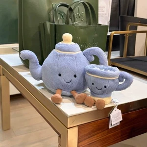 London Limited Fun teiera tazza da tè blu peluche bambola giocattolo set regalo - Foto 1 di 14