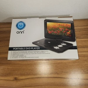 Onn Portable 10" DVD Media Player 180-degree Swivel 5-hr battery - 100093889 - Picture 1 of 8