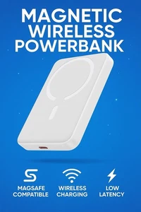 5000mAh Power Bank Magnetic Charger For All iPhones, Fast Charging Wireless - Picture 1 of 8